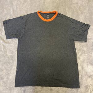 Orange Collard Gray Tee